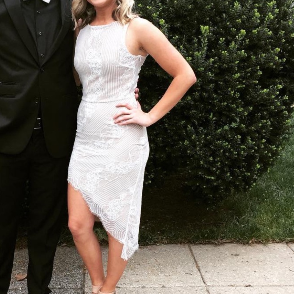 Cream/nude lace dress